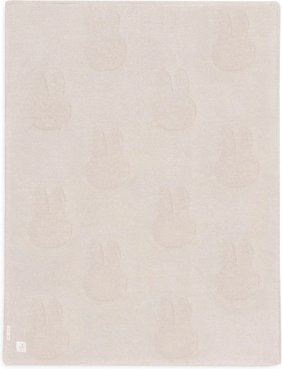 Jollein Deken Ledikant Miffy 100x150cm - Nougat/Coral Fleece