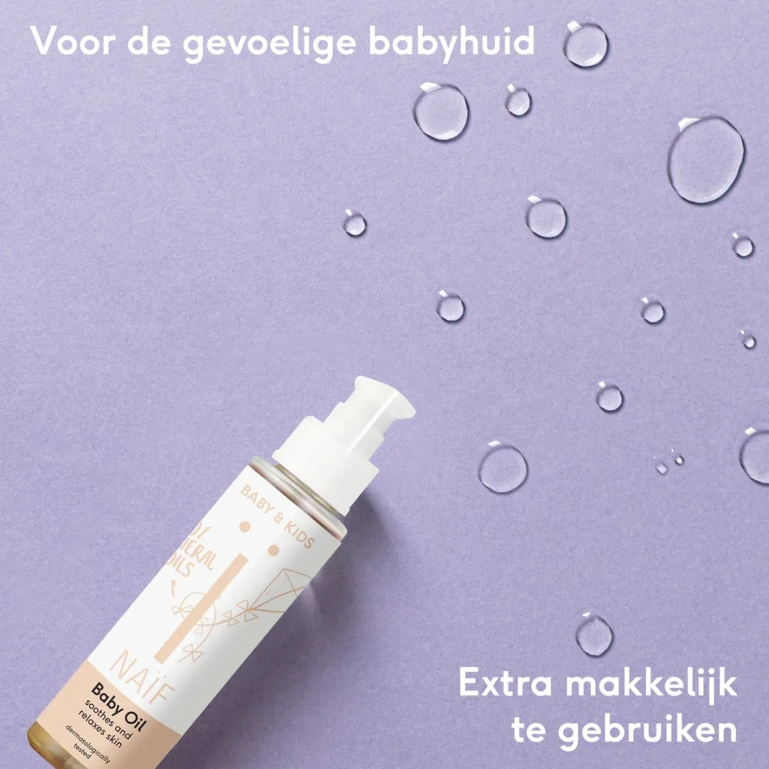 Naïf Baby Olie 100ml - Natuurlijke ingrediënten