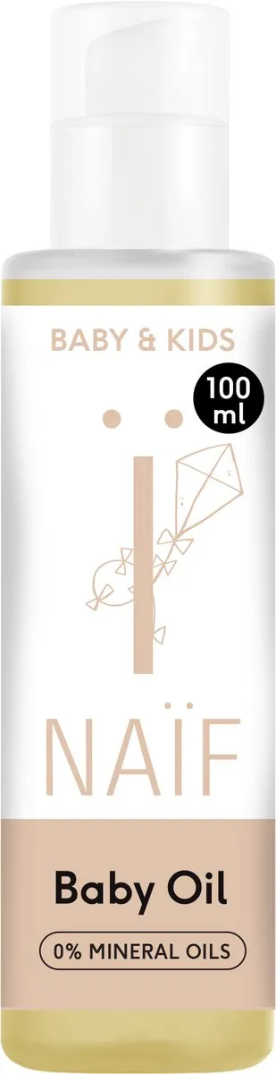 Naïf Baby Olie 100ml - Natuurlijke ingrediënten
