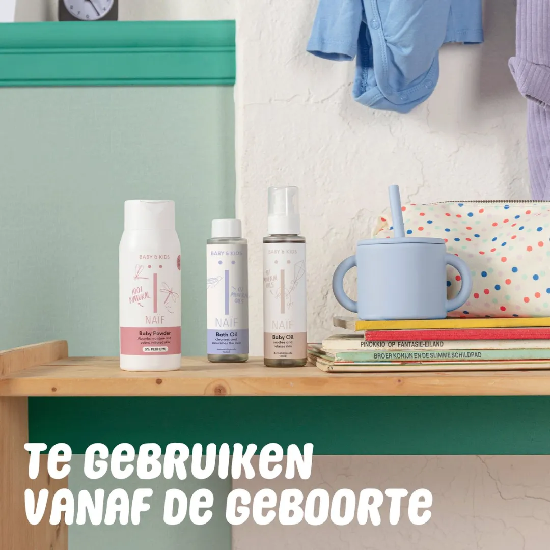 Naïf Baby Olie 100ml - Natuurlijke ingrediënten
