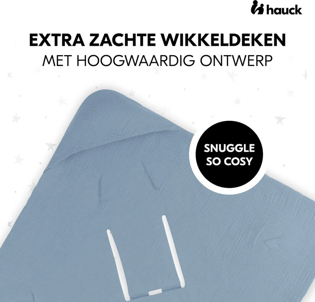 Hauck Snuggle So Cosy Deken - Dusty Blue