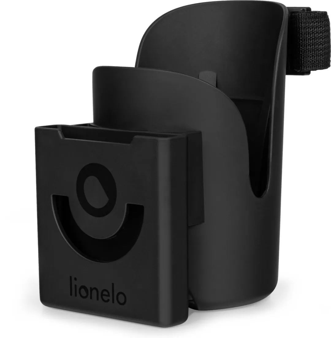 Lionelo Ove Universele Beker- en Smartphonehouder - Zwart