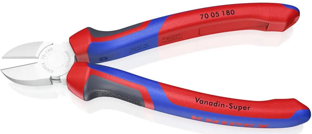 Knipex 70 05 180 Zijsnijtang 180mm - Verchroomd