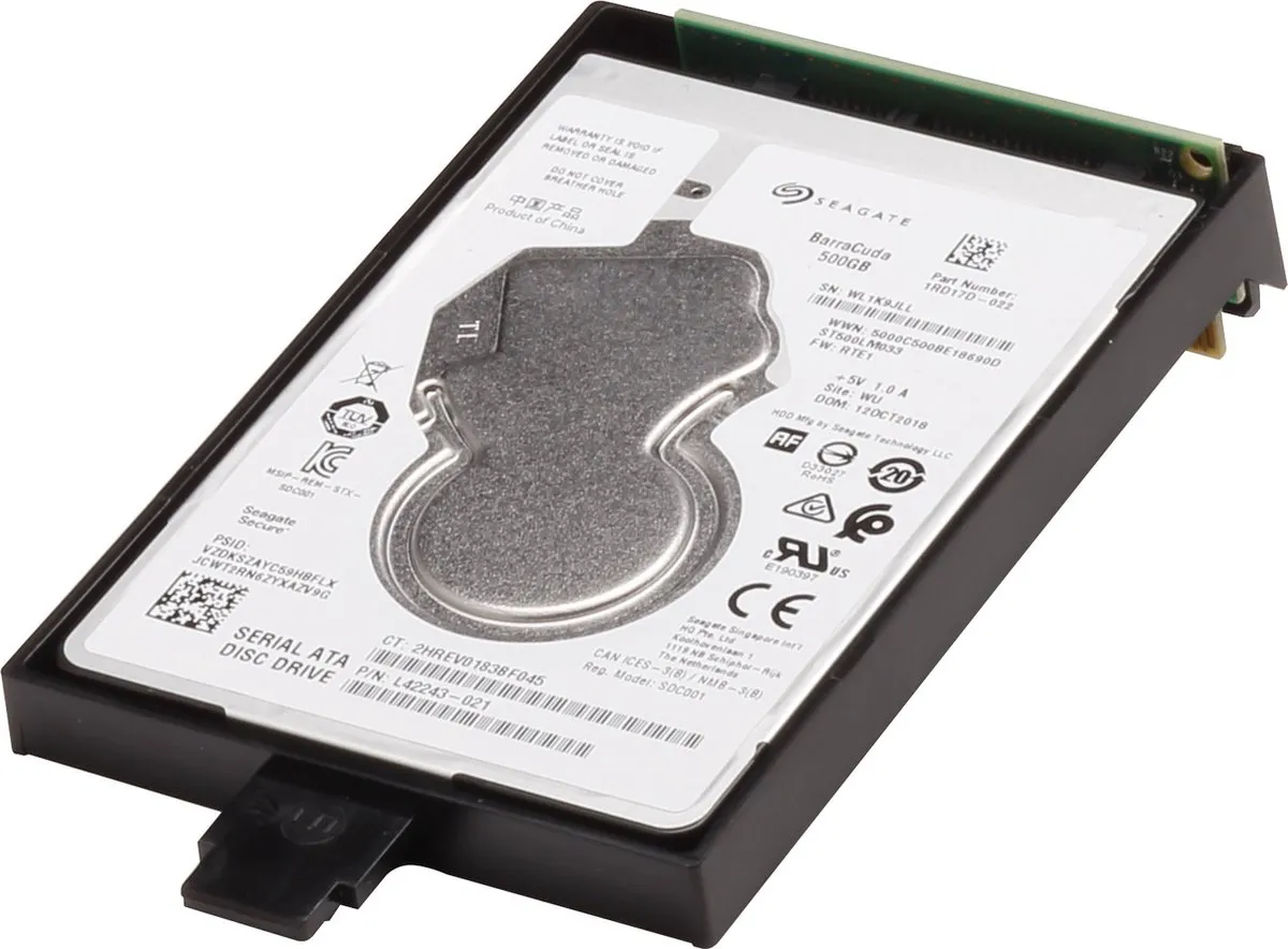 HP Secure High Performance Harde Schijf 500GB - B5L29A - afbeelding 2 van 3