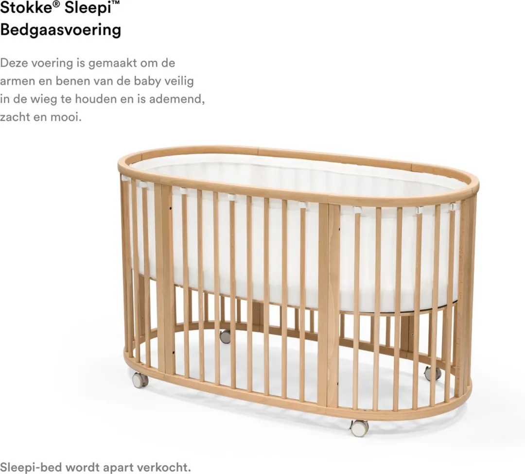 Stokke Sleepi Mesh Liner V3 - Wit