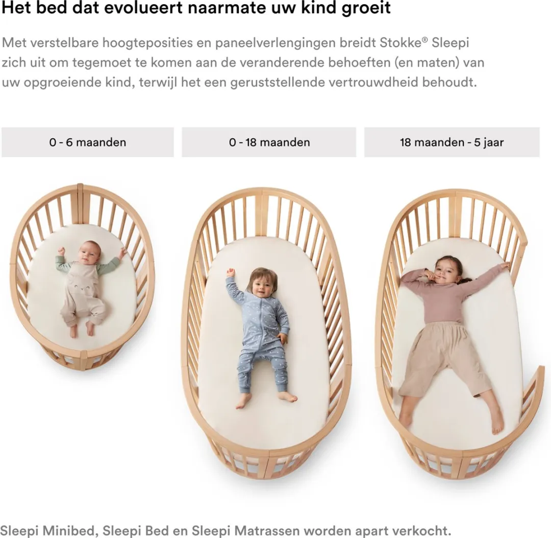 Stokke Sleepi Mesh Liner V3 - Wit