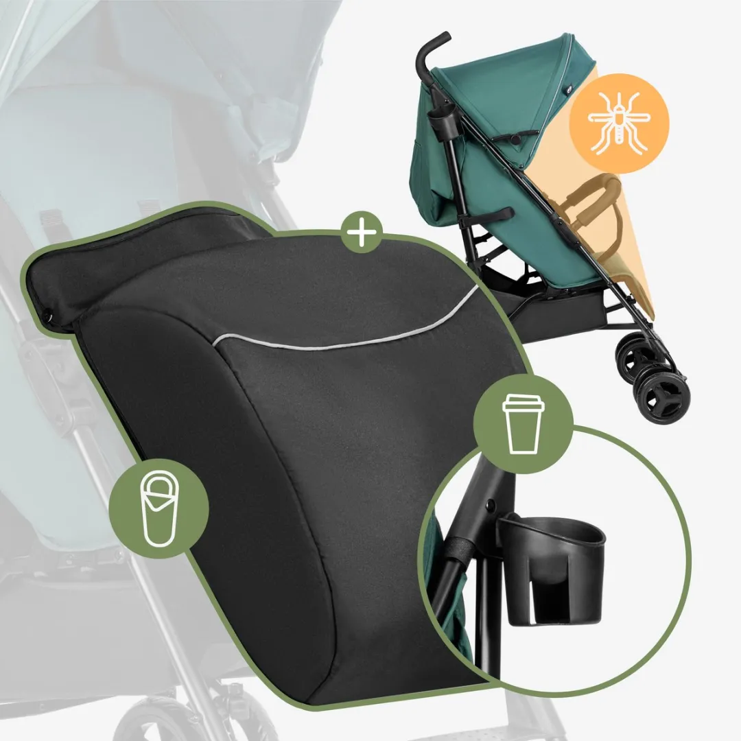 Tulano Davos 35 Kinderwagen - Groen