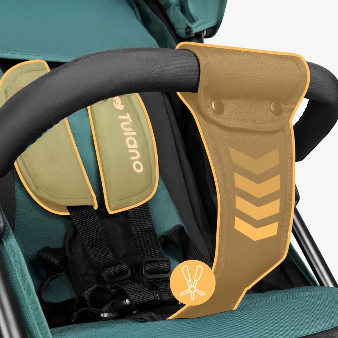 Tulano Davos 35 Kinderwagen - Groen