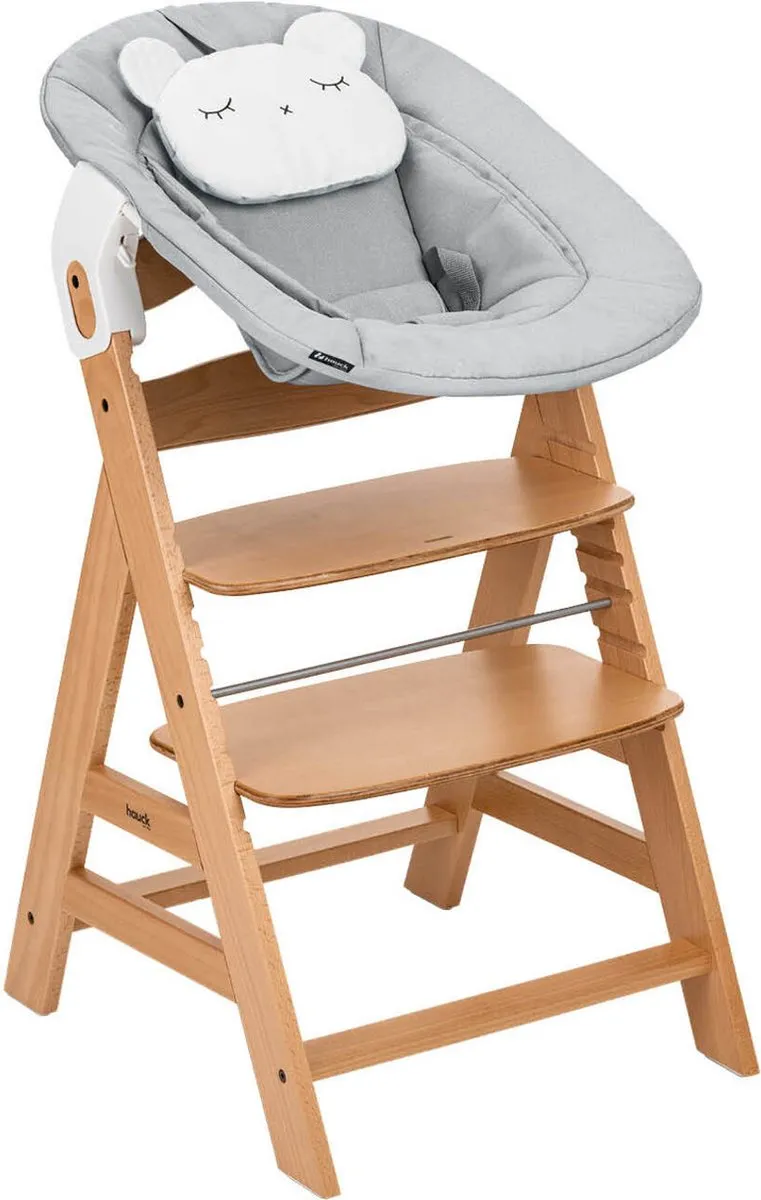 Hauck Alpha Kinderstoel Nature Grey