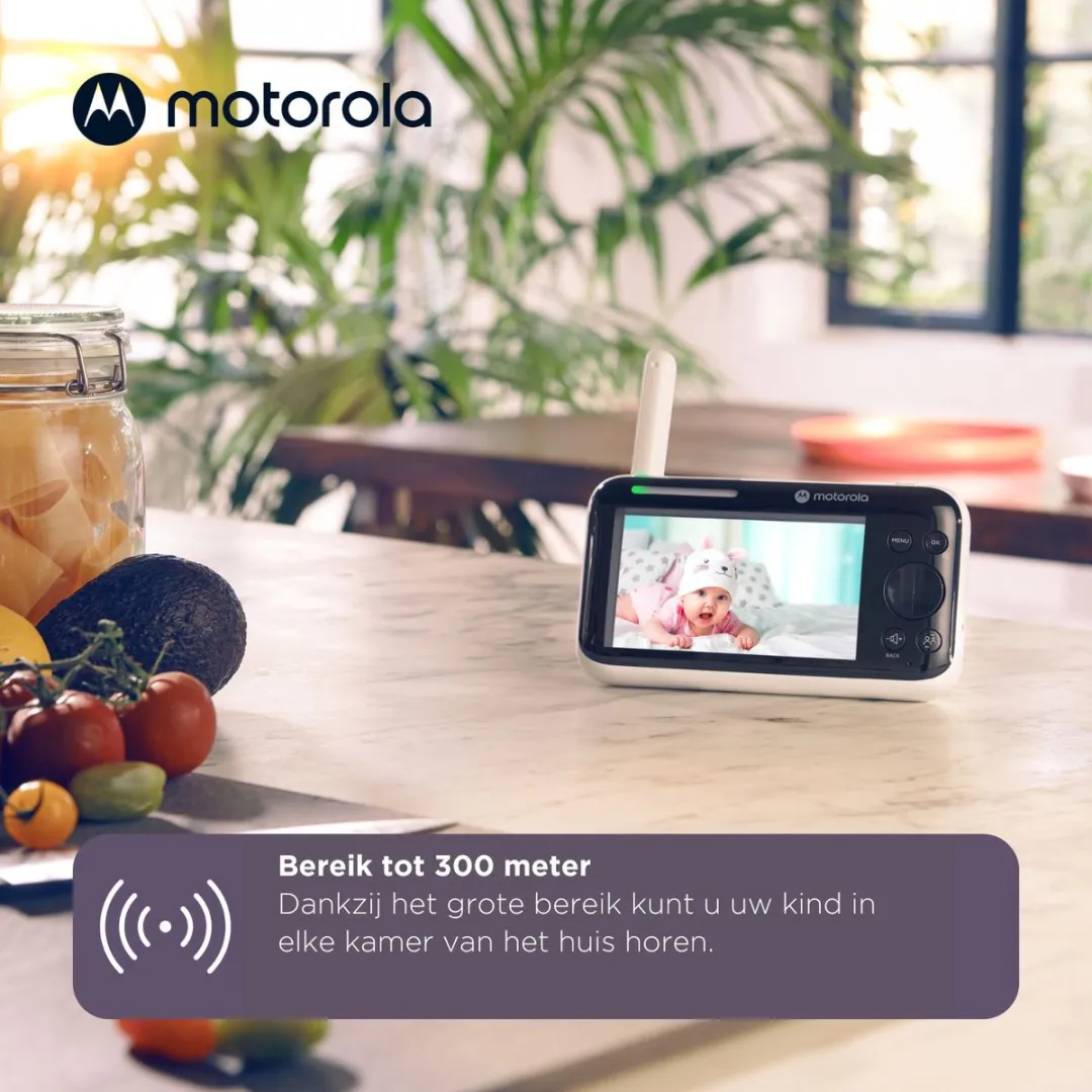 Motorola PIP1500 Connect Videobabyfoon 2.4 GHz