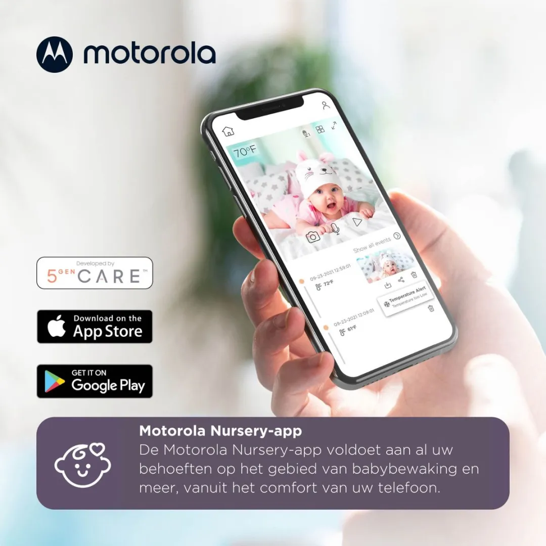 Motorola PIP1500 Connect Videobabyfoon 2.4 GHz