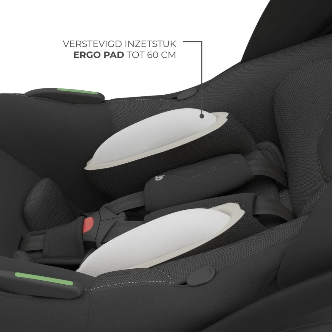 KinderKraft I-LITE Autostoel ENDURA SAFE FX Isofix - 40-87cm - Zwart