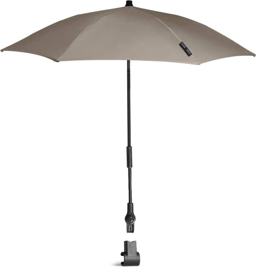 Stokke YOYO-parasol, Taupe - UPF 50+-bescherming, verbeterde dekking - voor YOYO-kinderwagen met 0+ Newborn Pack, reiswieg of 6+ Color Pack