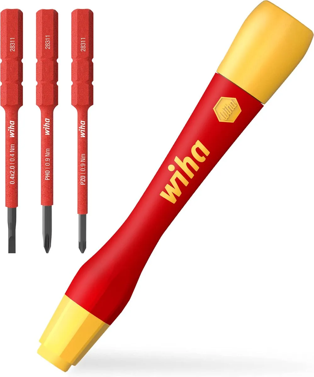Wiha Fijnschroevendraaierset PicoFinish slimVario SB28310401 - 4-delig