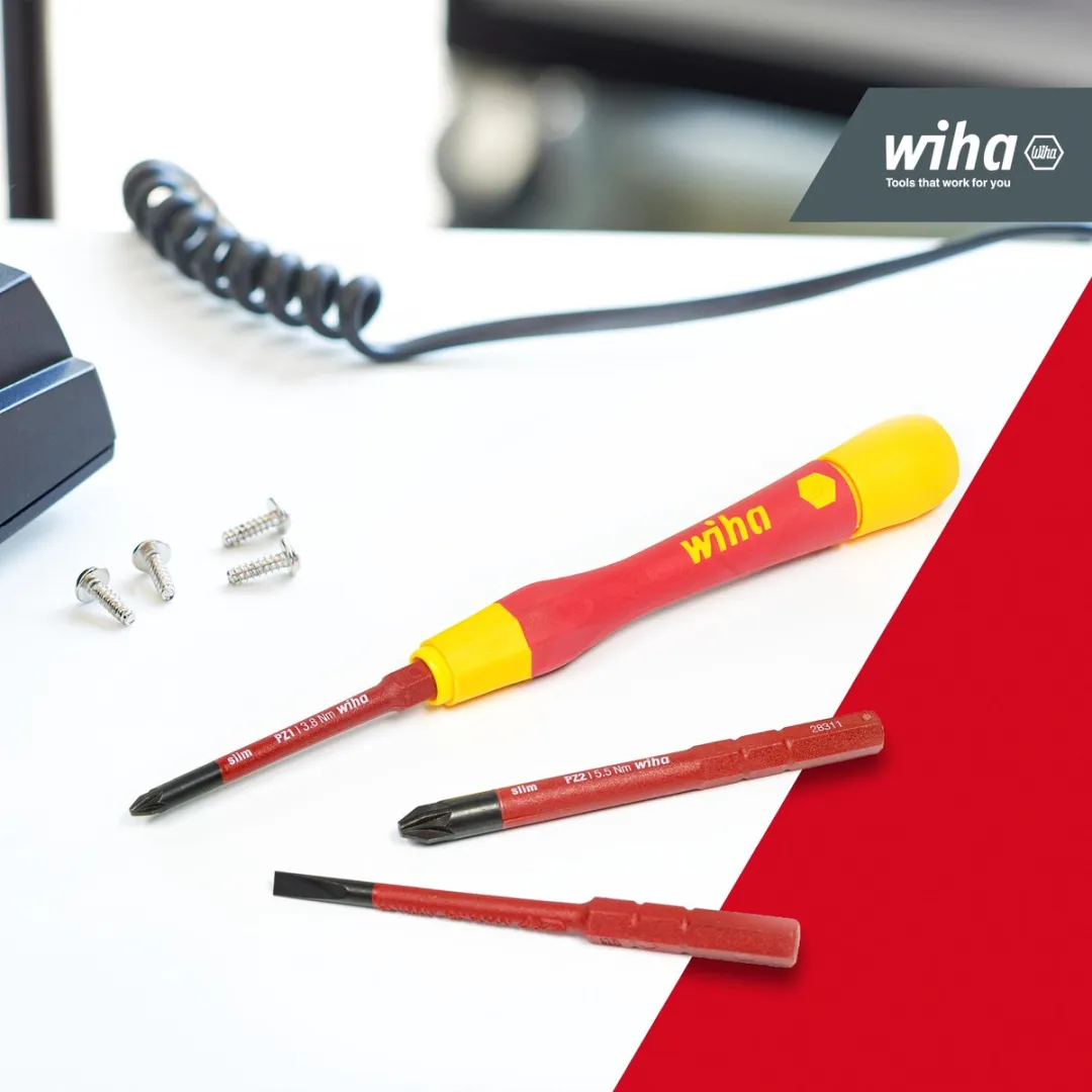 Wiha Fijnschroevendraaierset PicoFinish slimVario SB28310401 - 4-delig