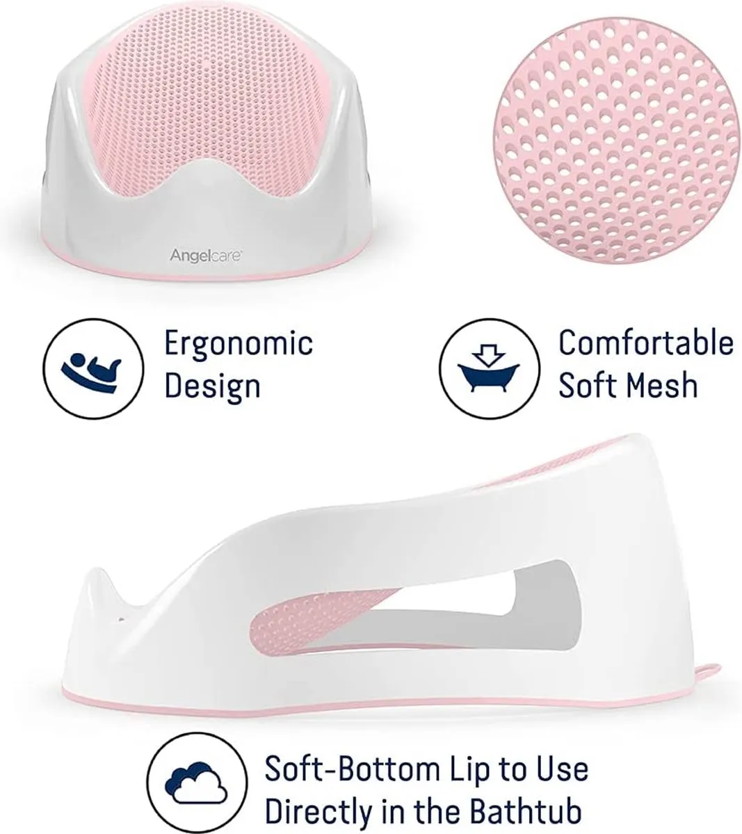 Angelcare - Badsteun - Babybadjes - Grijs