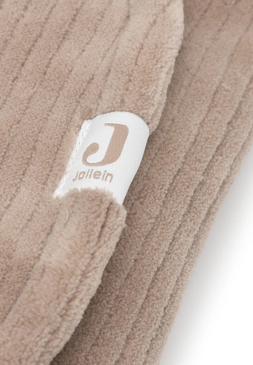 Jollein Wikkeldeken Bunny Cloudy Rib 100x105cm - Milky Coffee