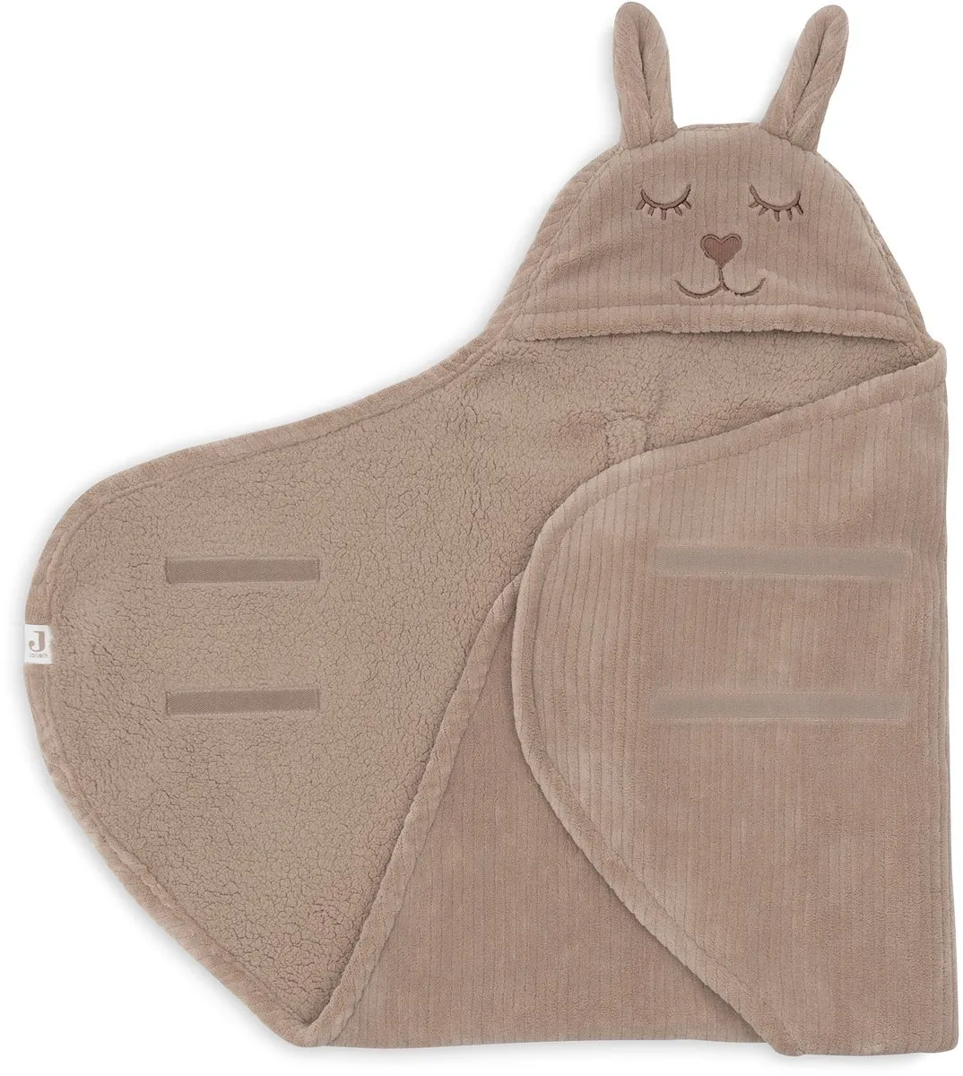 Jollein Wikkeldeken Bunny Cloudy Rib 100x105cm