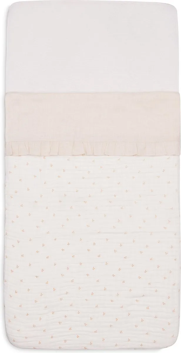 Jollein Baby Laken Wieg 75x100cm Ruffle