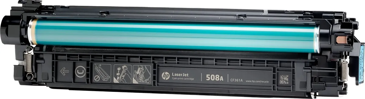 HP 508A CF361A Tonercartridge - Cyaan - 5.000 pagina's