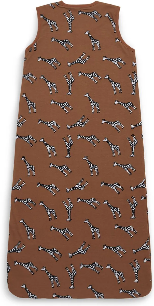 Jollein Zomerslaapzak Baby Jersey 90cm Giraffe - Caramel - afbeelding 6 van 6