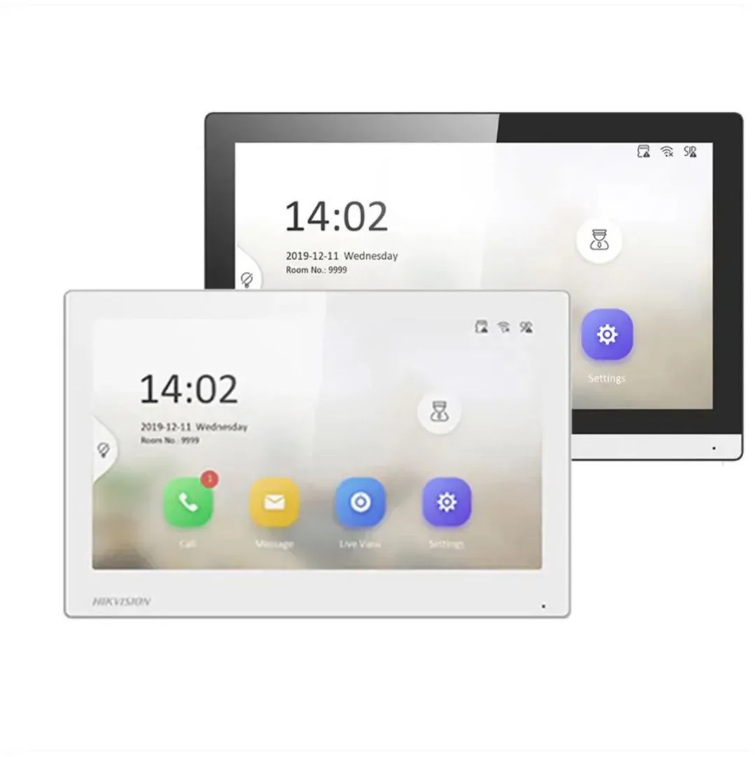 Hikvision DS-KH6350-WTE1 IP Video Intercom 7" TFT - Zwart