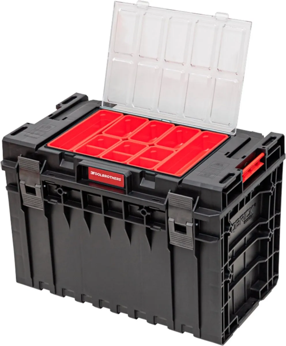Toolbrothers RHINO XXL Gereedschapskoffer 52L - Rood/Zwart - afbeelding 4 van 6