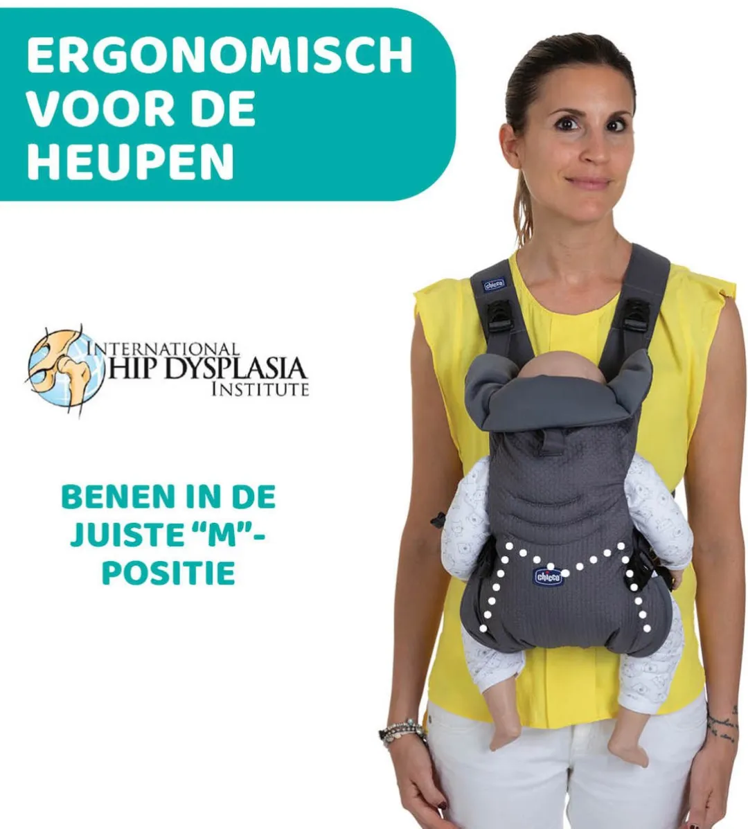 Chicco EasyFit Ergonomische Draagzak - Moon Grey