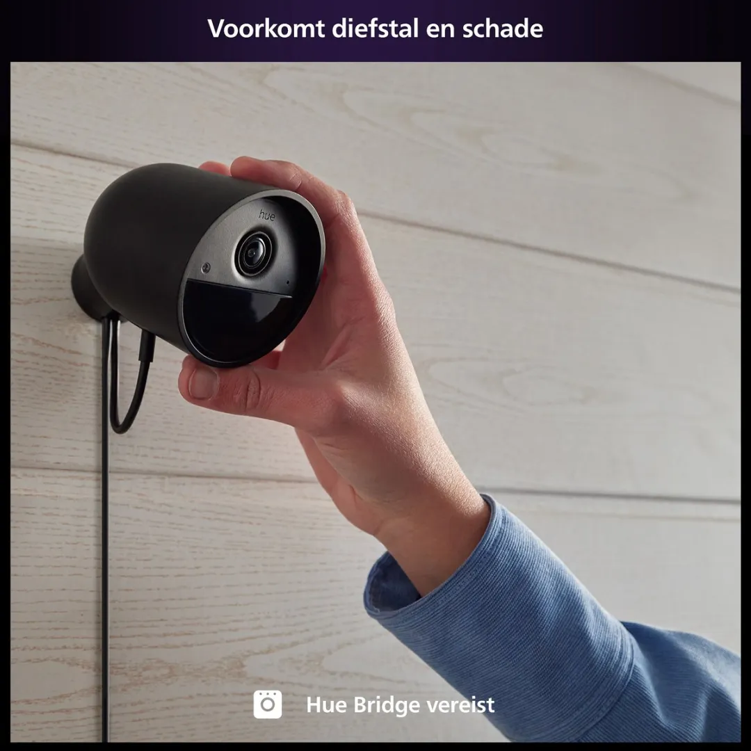 Philips Hue Secure Anti-Val Kabel - Zwart