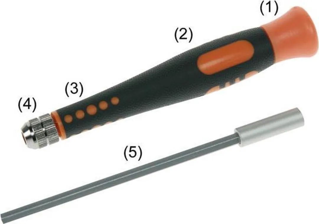 Velleman Precisieschroevendraaierset 32-delig - Zwart/Oranje