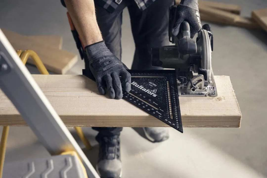 Hultafors Metric Rafter Square 30cm HU257040 - Zwart
