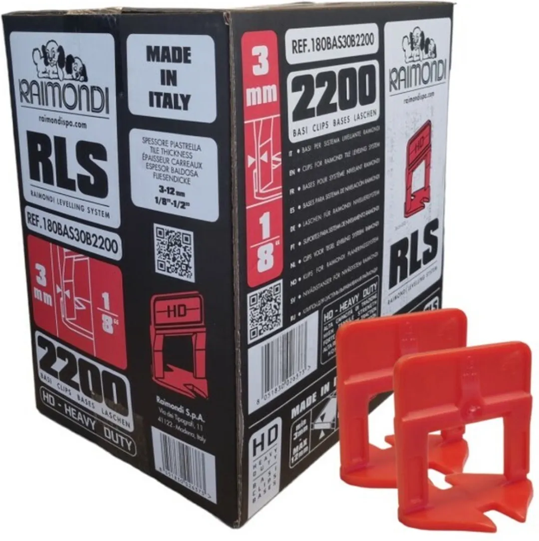 Raimondi Levelling Clips 3mm