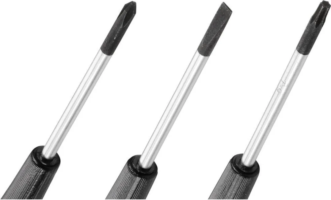 TOOLCRAFT Schroevendraaierset 9-delig - Plat/Kruiskop/T-profiel