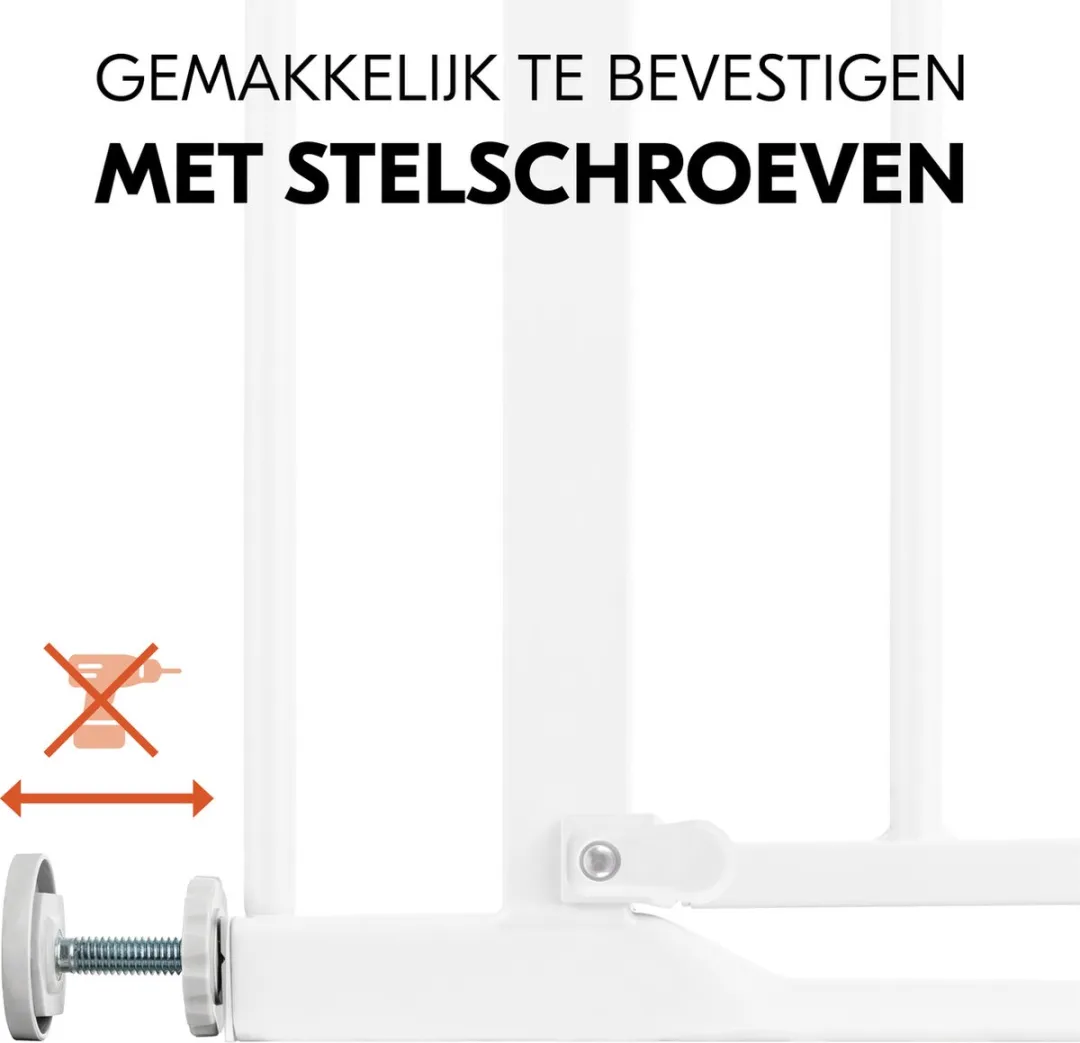Hauck Clear Step Set 2 Traphekje 96-101cm - Wit