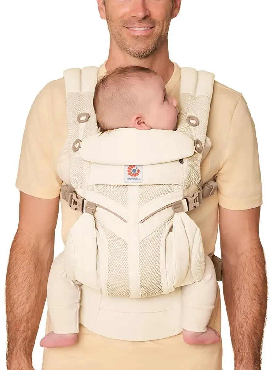 Ergobaby Omni Classic Mesh Draagzak - Luminous Ivory