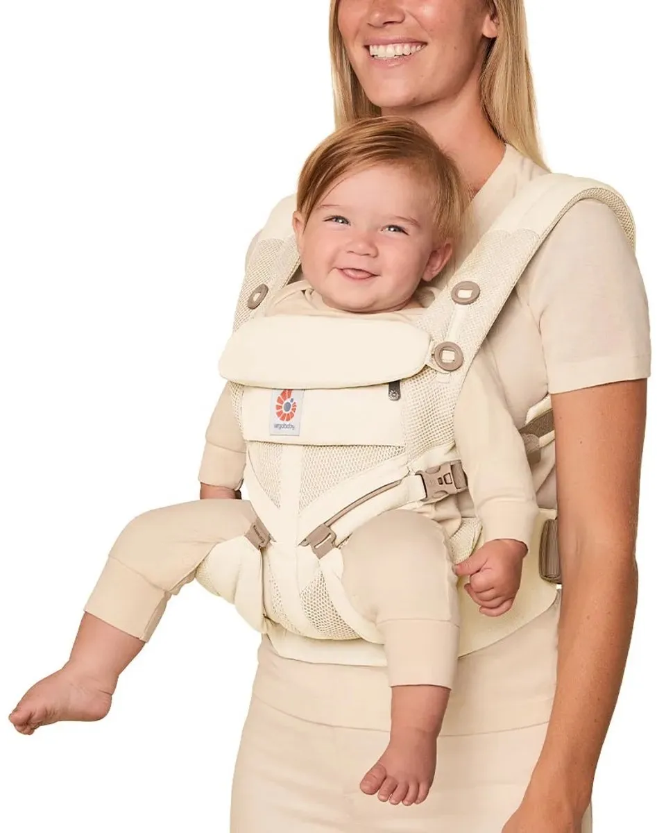 Ergobaby Omni Classic Mesh Draagzak - Luminous Ivory