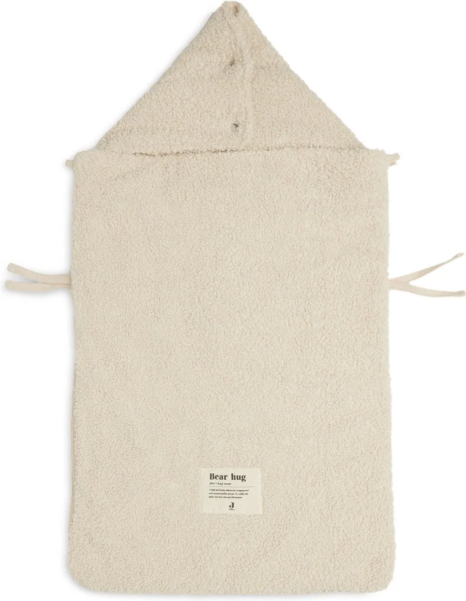 Jollein Voetenzak Autostoel Kinderwagen Boucle Naturel - 42x82cm