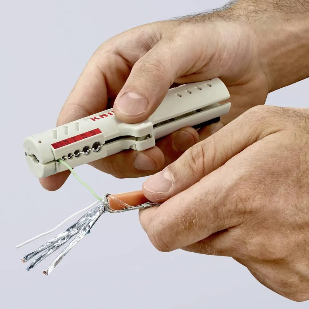 Knipex 16 65 125 SB Kabelstripper - CAT5 4.5-10mm