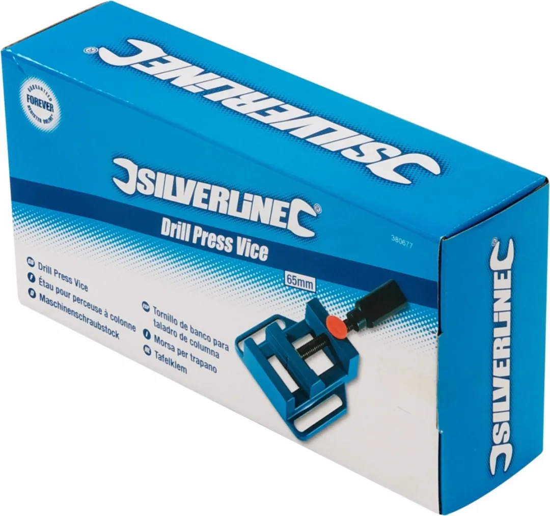 Silverline Bankschroef 65mm - Gegoten aluminium - Snelverlossing