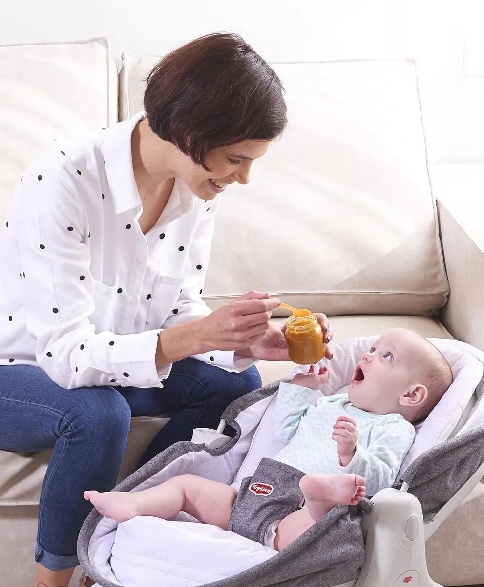 Tiny Love Cozy Rocker Napper 3-in-1 Wipstoel - Grijs