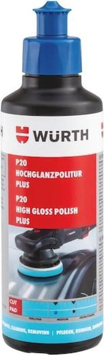 Würth Hoogglanspolijstmiddel P20 Plus 250g
