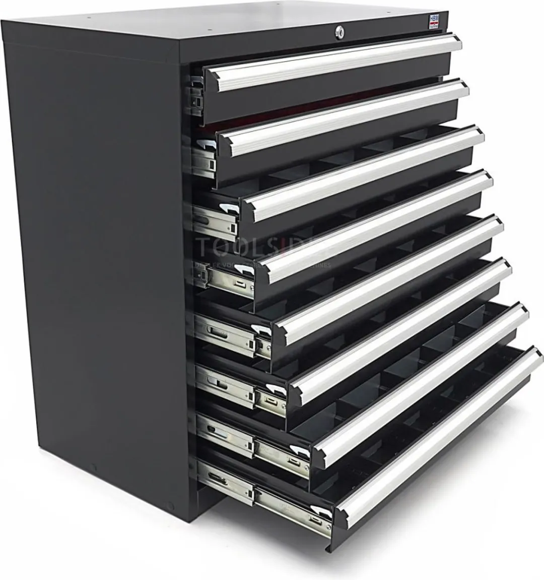 HBM 8 Laden Profi Gereedschapskast 90x45x90cm - afbeelding 6 van 6