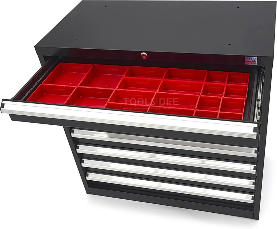 HBM 8 Laden Profi Gereedschapskast 90x45x90cm