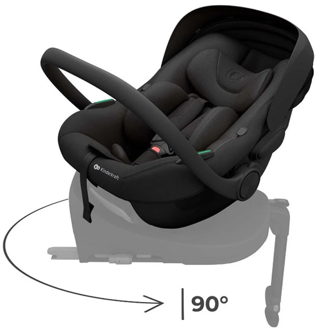 KinderKraft I-LITE Autostoel 40-87cm - Groep 0+ - Zwart