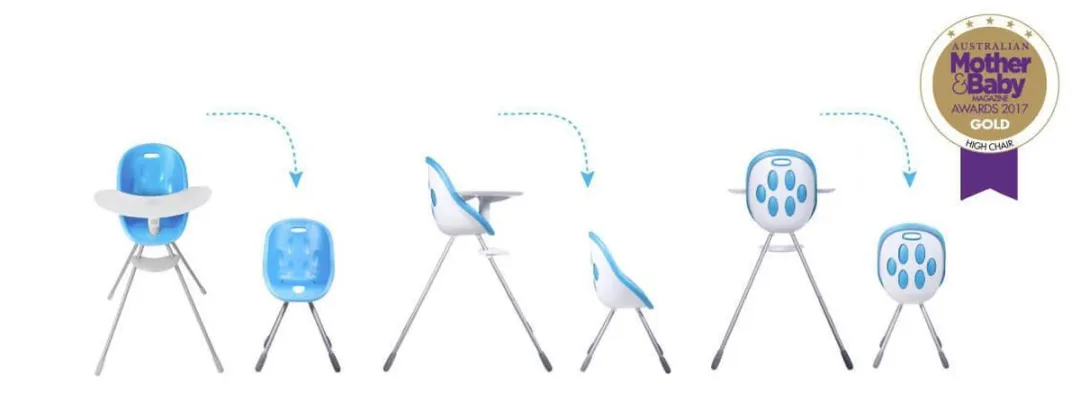 Kinderstoel Phil & Teds - Lime - Meergroei stoel