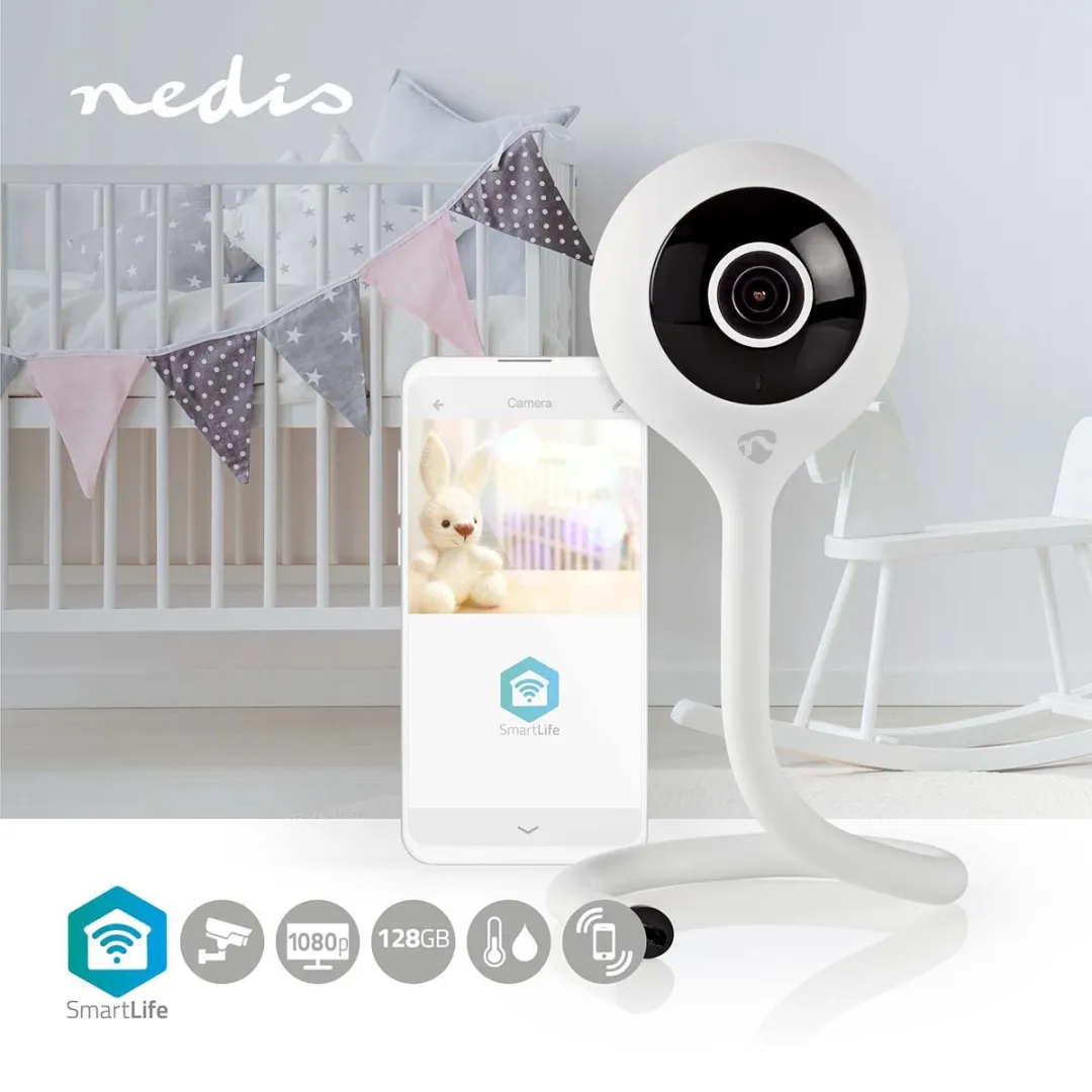 Nedis SmartLife WIFICI11CWT Binnencamera Full HD 1080p - Wit