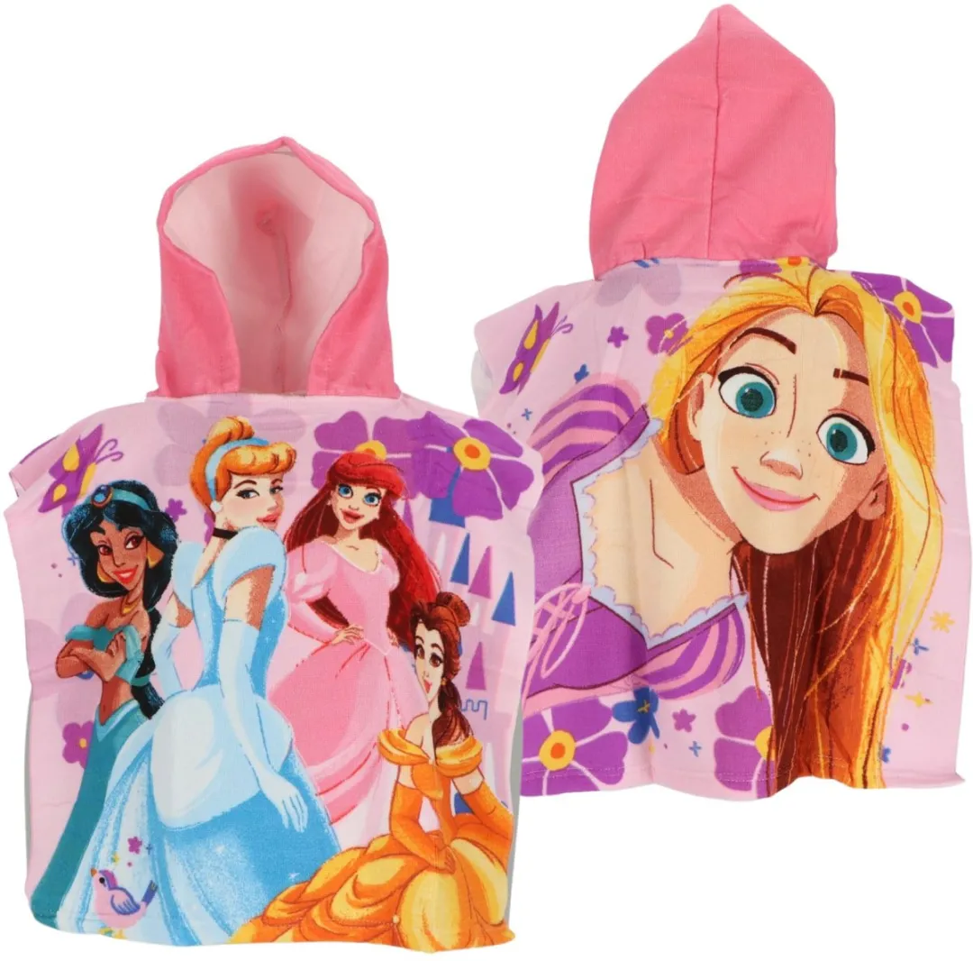 Disney Princess Poncho - 50x100cm - Multi Colour