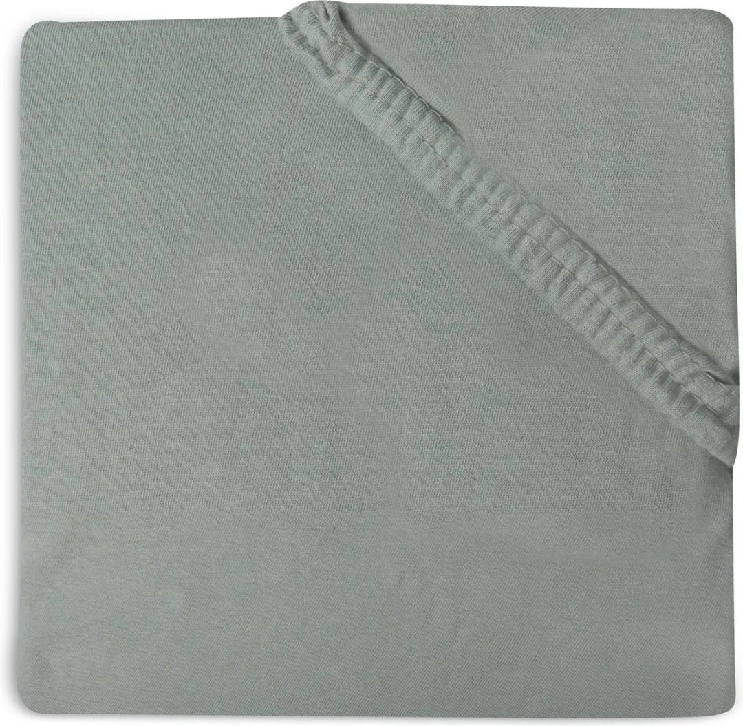 Jollein Baby Hoeslaken Jersey Ash Green 70x140/75x150cm