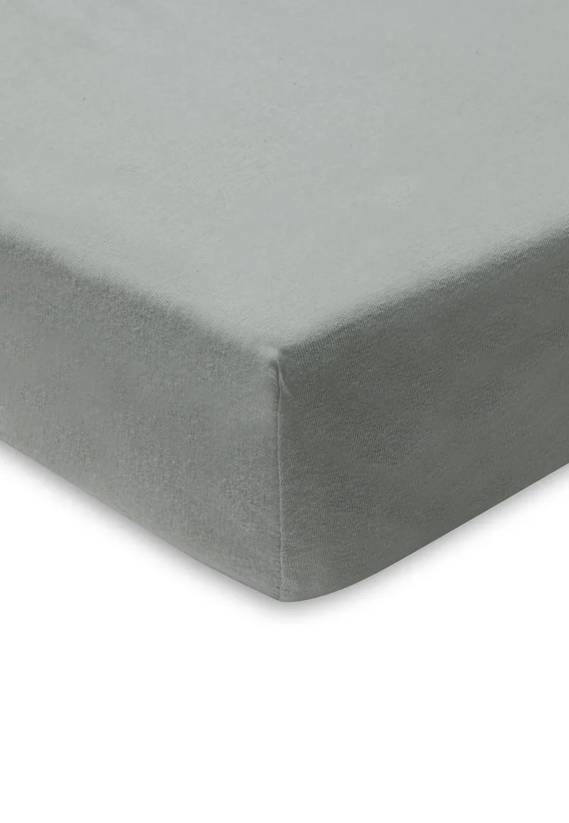 Jollein Baby Hoeslaken Jersey Ash Green 70x140/75x150cm
