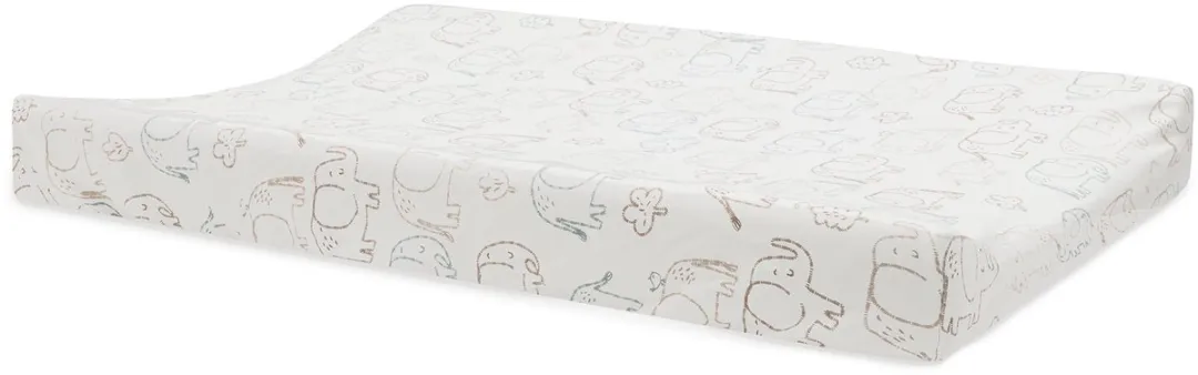 Jollein Aankleedkussenhoes Jersey 50x70cm Elephant Tales